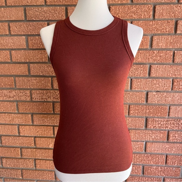 SOLD A New Day Ribbed High Neck Tank Top - Picture 1 of 3